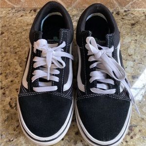 Vans Old School Black Suede Women’s 9 Comfort cushion
